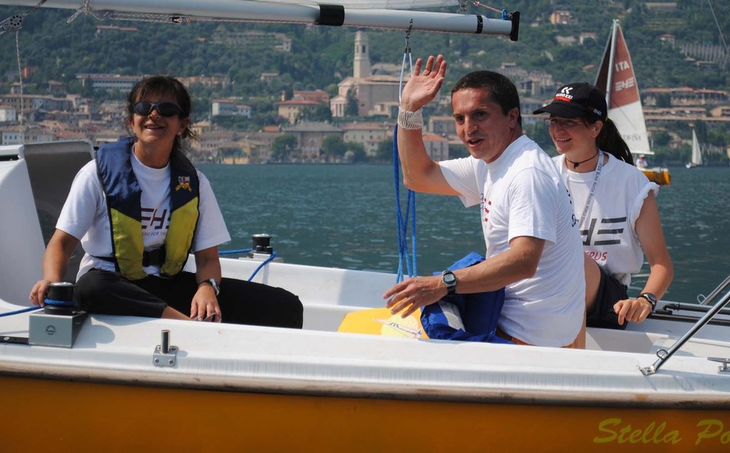Luigi Bertanza & Sylvia Parente (ITA) IFDS Blind Match Racing World Champions (B1) © David Staley - copyright